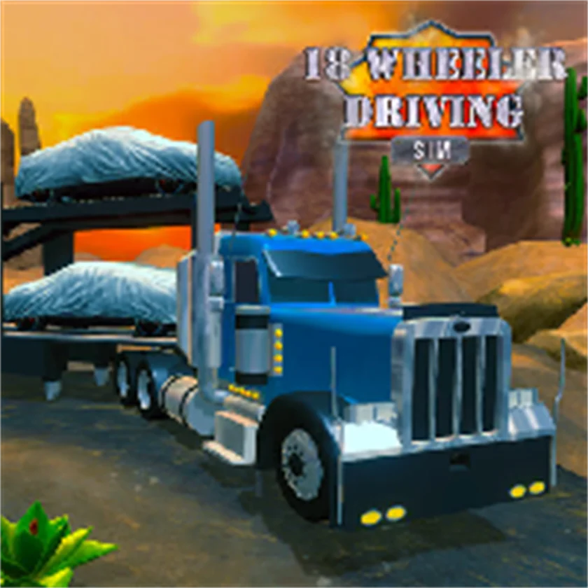 18 Wheeler Driving Sim — free online game screenshot and gameplay preview