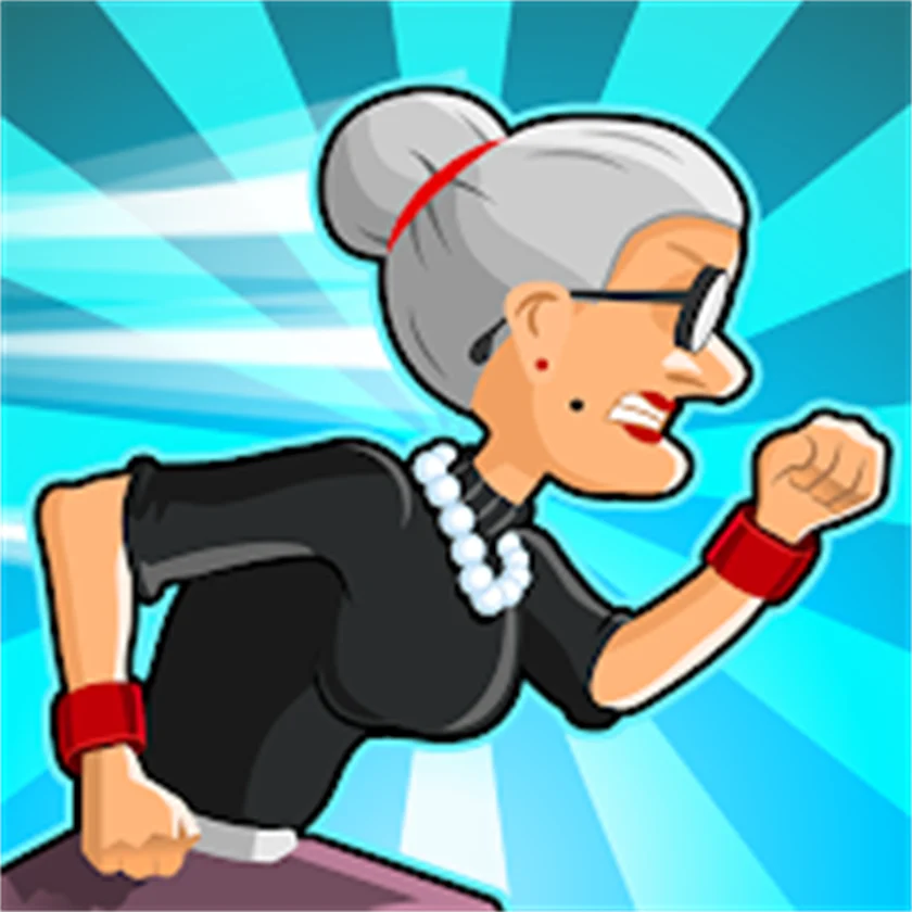 Angry Gran Run — free online game screenshot and gameplay preview