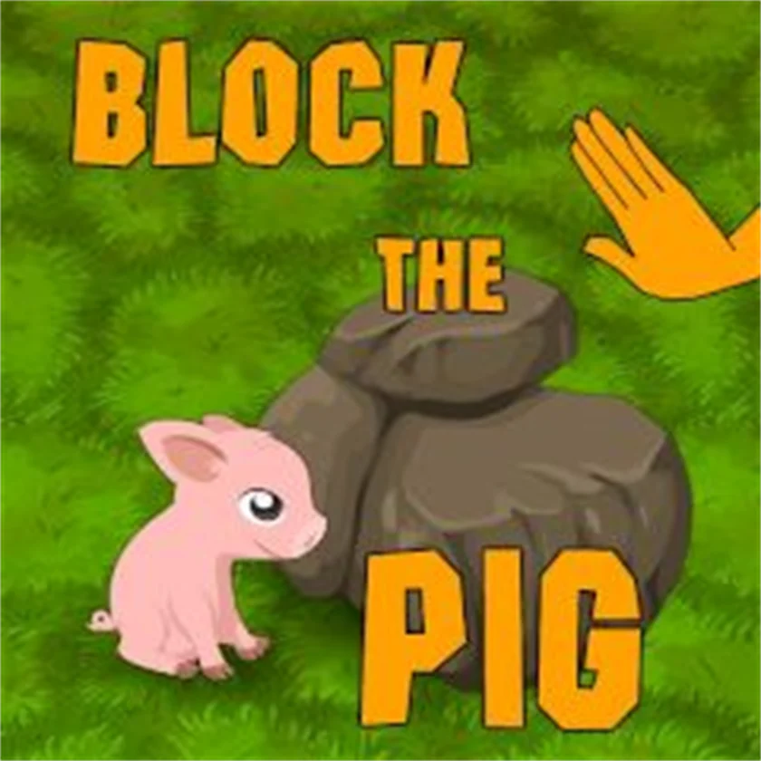 Block the Pig — free online game screenshot and gameplay preview