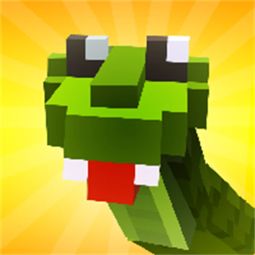 Blocky Snakes — free online game screenshot and gameplay preview