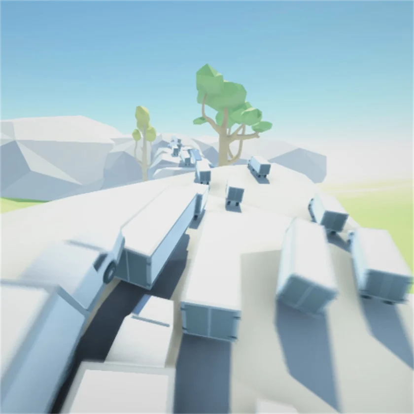 Cluster Rush — free online game screenshot and gameplay preview