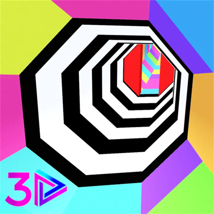 Color Tunnel 2 — free online game screenshot and gameplay preview