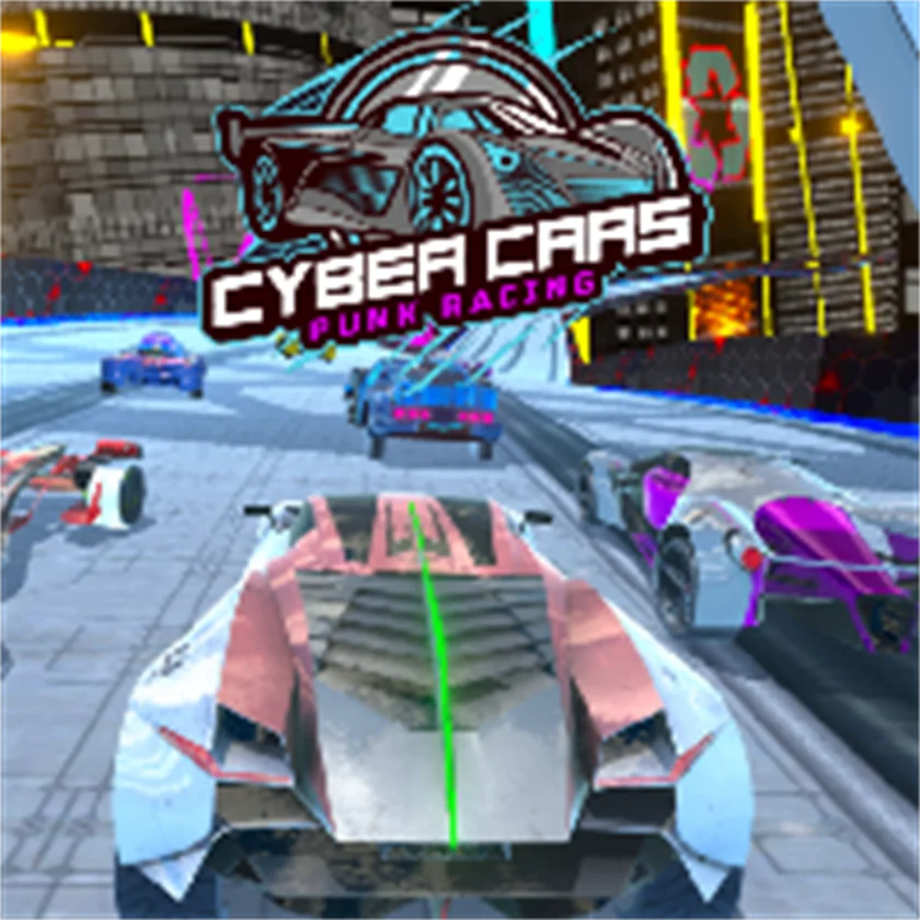 Cyber Cars Punk Racing — free online game screenshot and gameplay preview