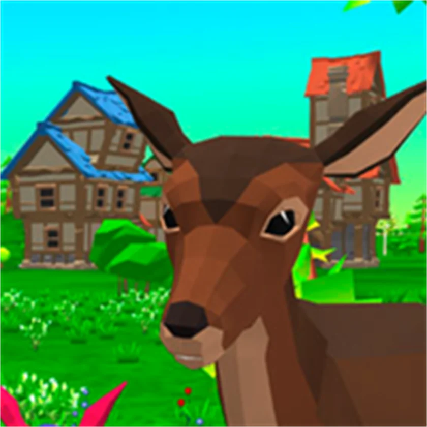 Deer Simulator — free online game screenshot and gameplay preview