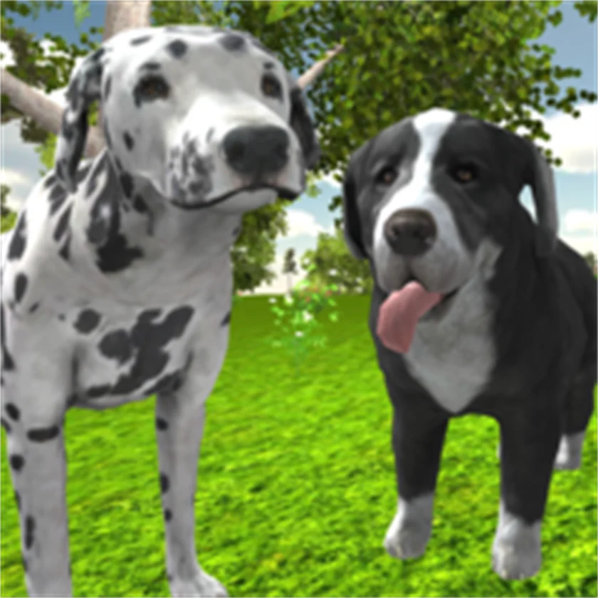 Dog Simulator 3D — free online game screenshot and gameplay preview