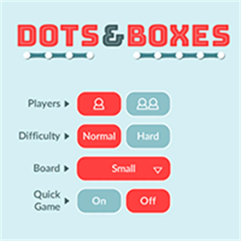 Dots And Boxes — free online game screenshot and gameplay preview