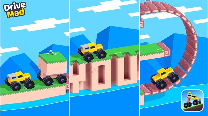 Drive Mad by Martin Magni — free online game screenshot and gameplay preview