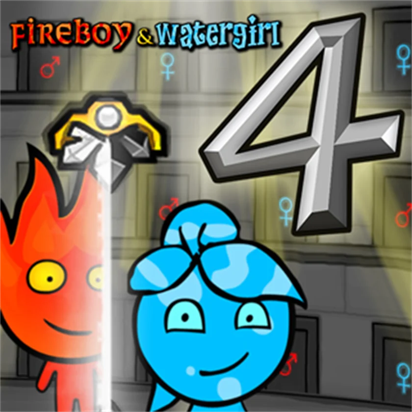 Fireboy & Watergirl 4 — free online game screenshot and gameplay preview