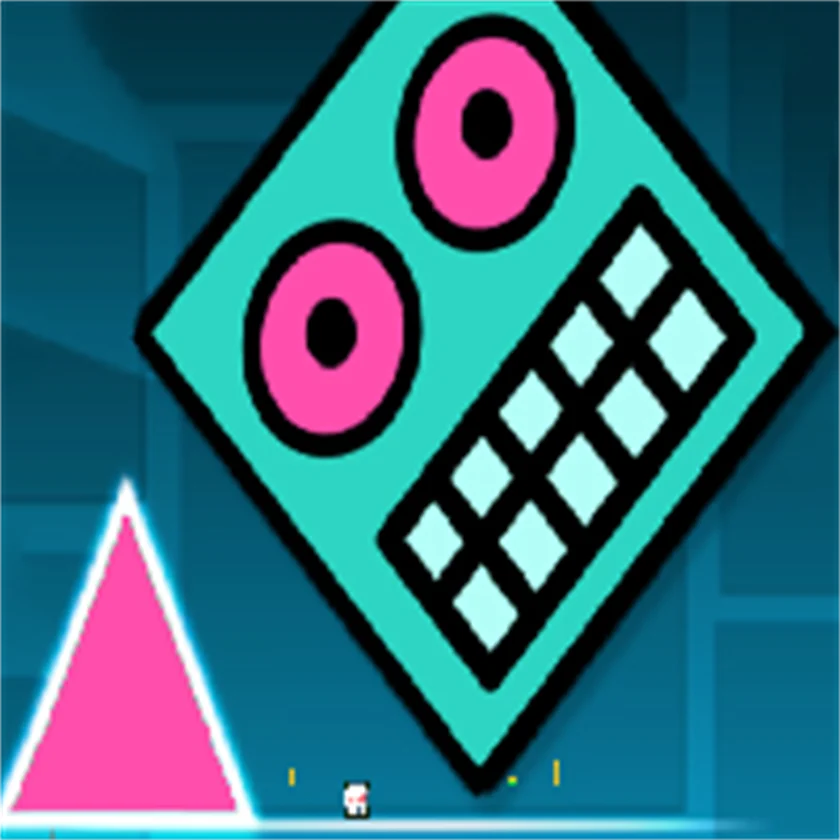Geometry Dash Mr Dubstep — free online game screenshot and gameplay preview