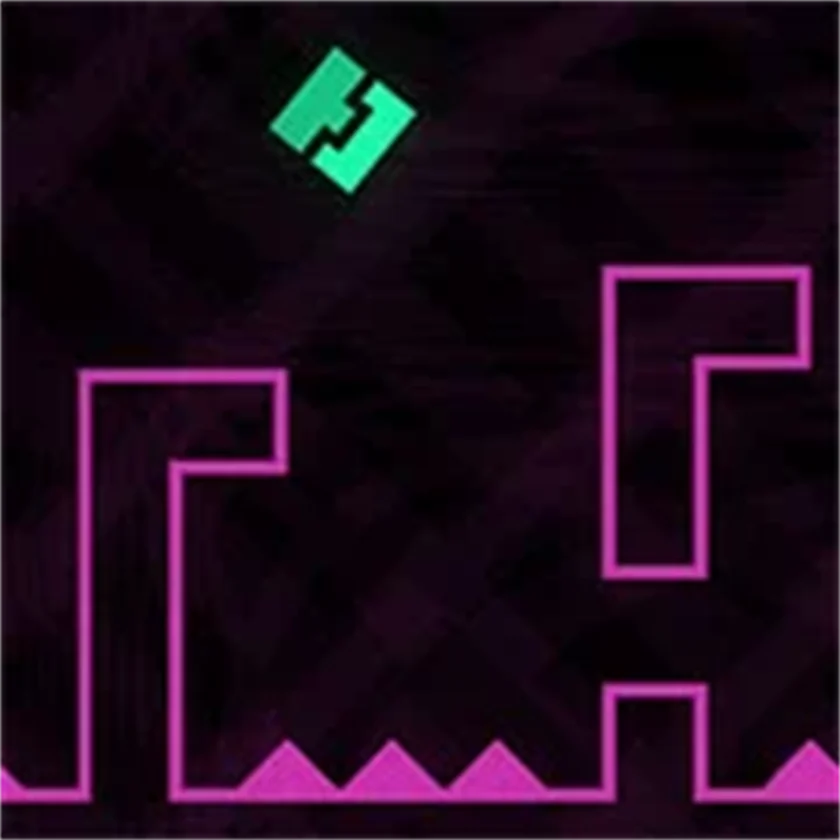 Geometry Dash Remastered — free online game screenshot and gameplay preview