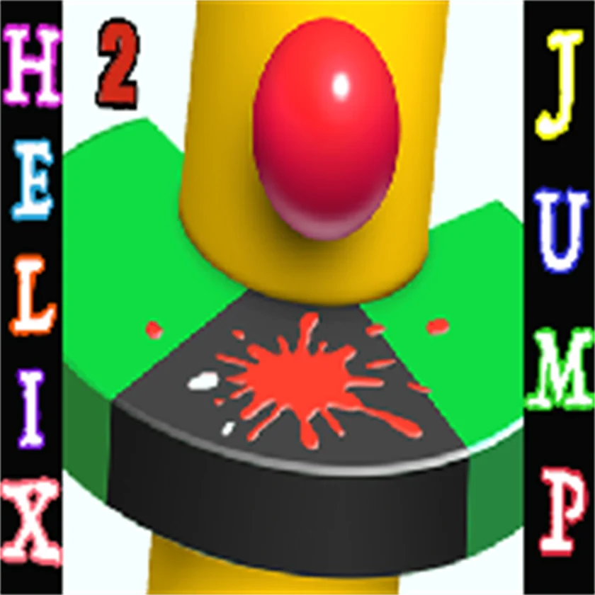 Helix Jump Advanced — free online game screenshot and gameplay preview