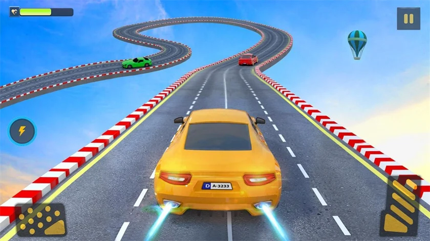 Merge Round Racers — free online game screenshot and gameplay preview