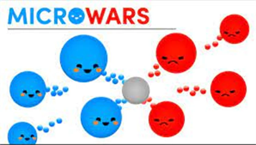 Microwars — free online game screenshot and gameplay preview