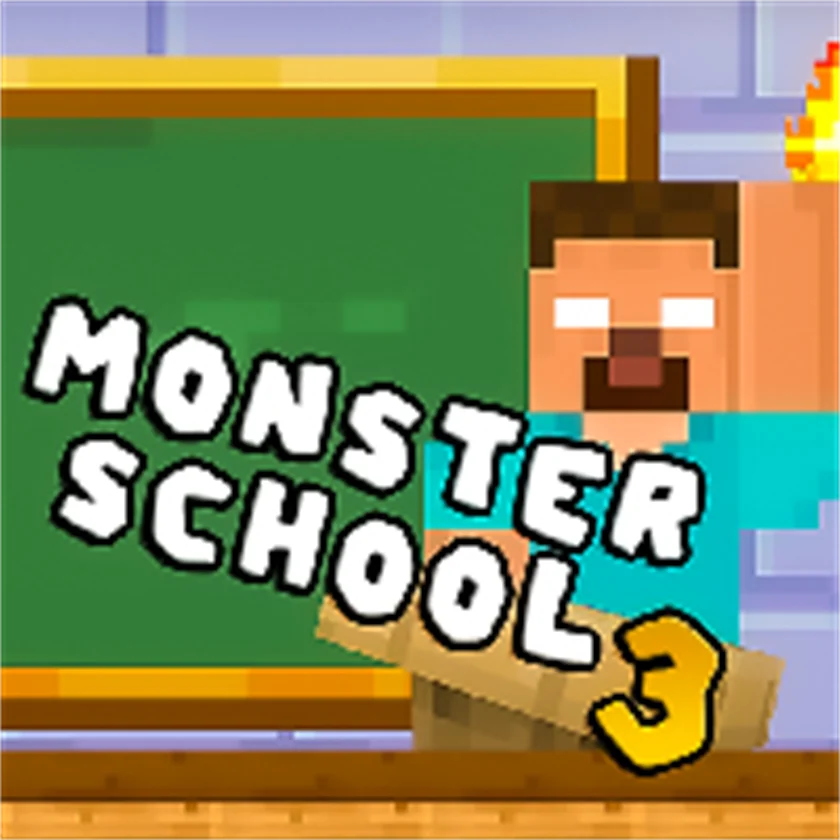 Monster School 3 — free online game screenshot and gameplay preview
