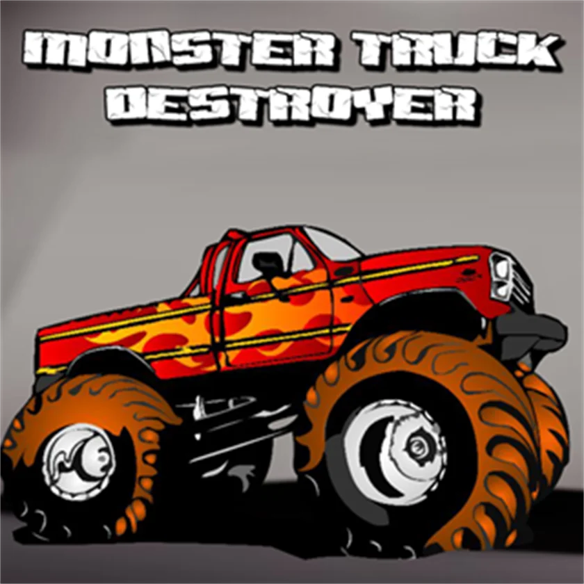 Monster Truck Destroyer — free online game screenshot and gameplay preview