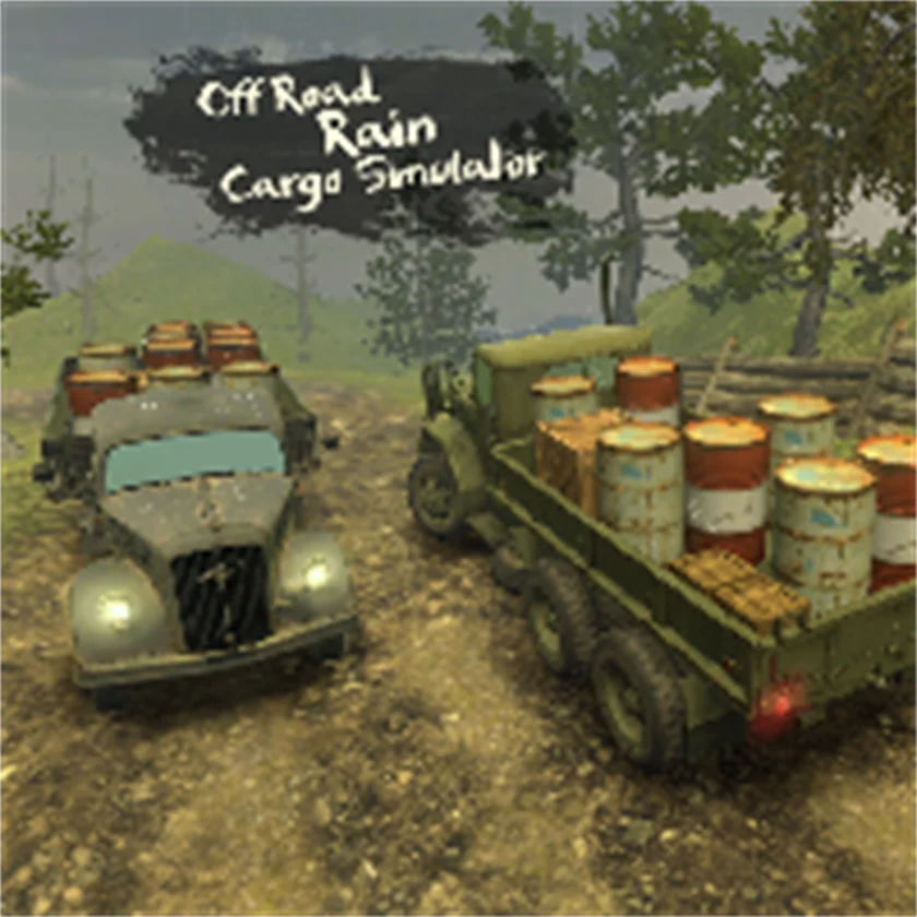 Off Road Rain Cargo Simulator — free online game screenshot and gameplay preview