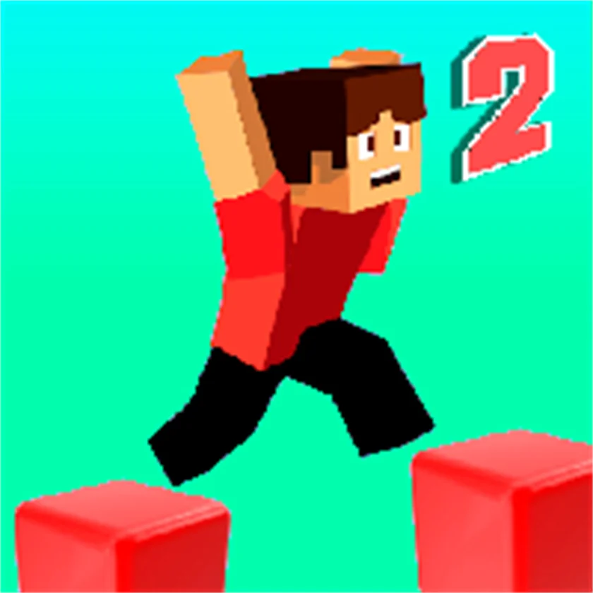 Parkour Block 2 — free online game screenshot and gameplay preview