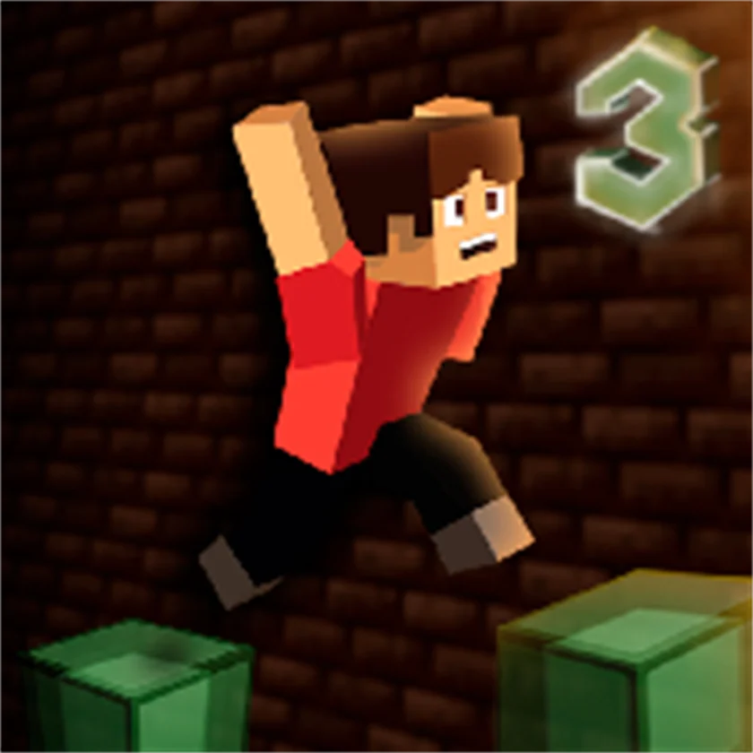 Parkour Block 3 — free online game screenshot and gameplay preview