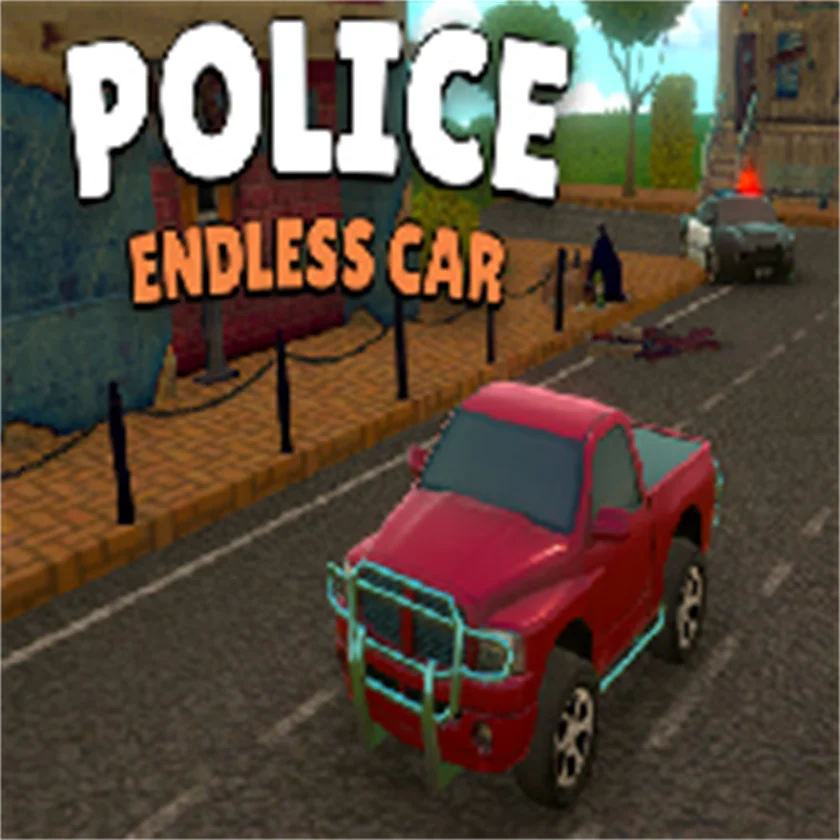 Police Endless Car — free online game screenshot and gameplay preview