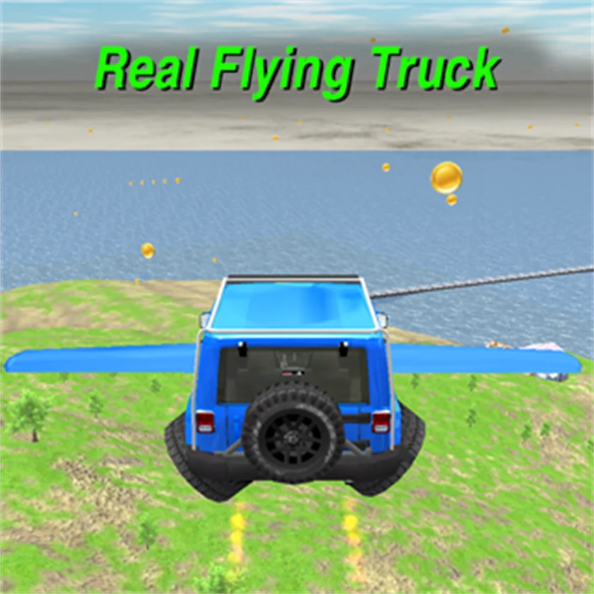 Real Flying Truck — free online game screenshot and gameplay preview