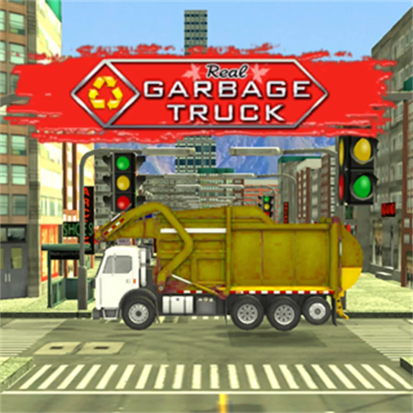 Real Garbage Truck — free online game screenshot and gameplay preview