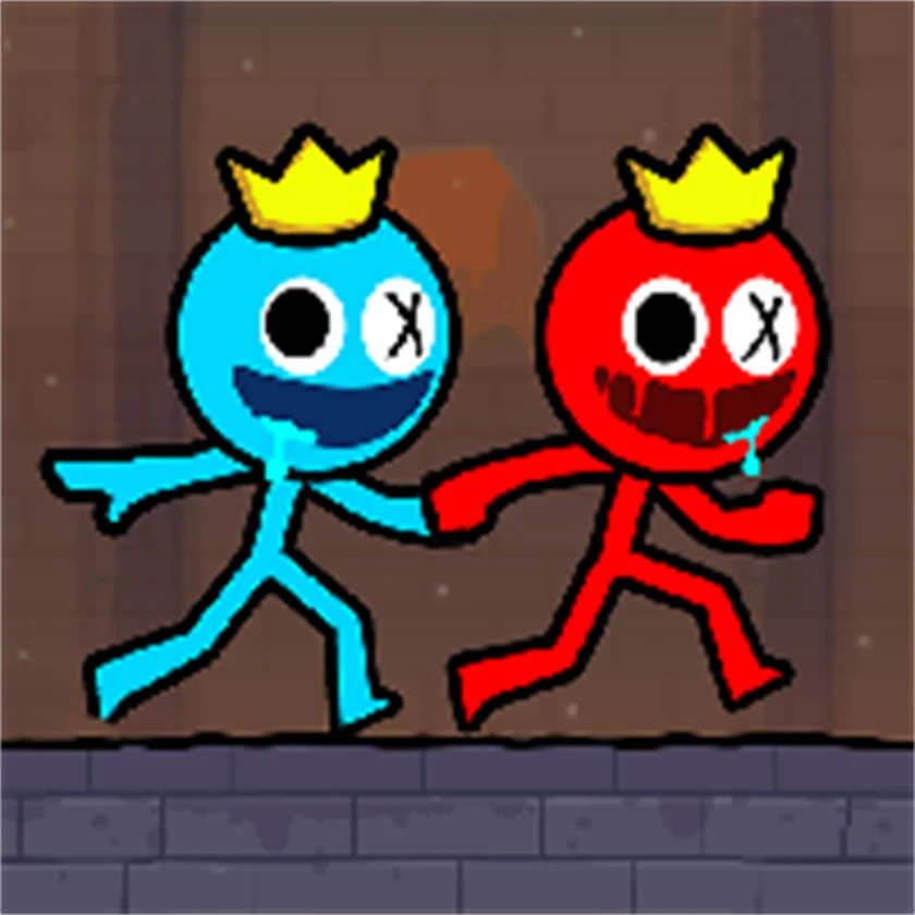 Red and Blue Stickman 2 — free online game screenshot and gameplay preview