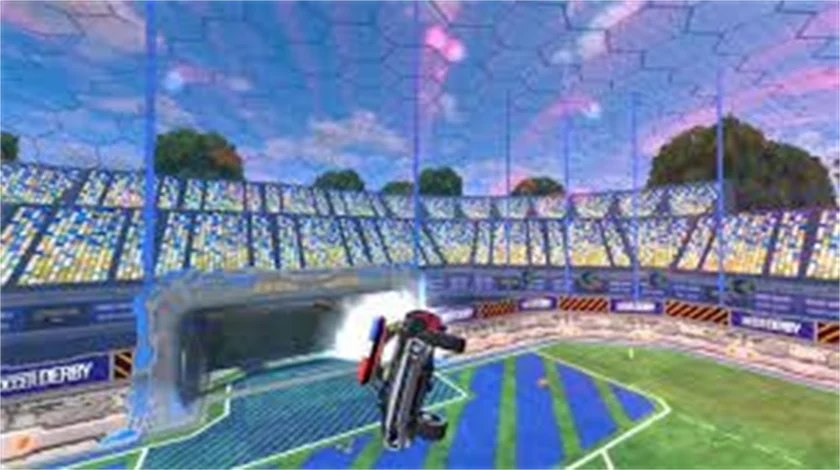 Rocket Soccer Derby — free online game screenshot and gameplay preview