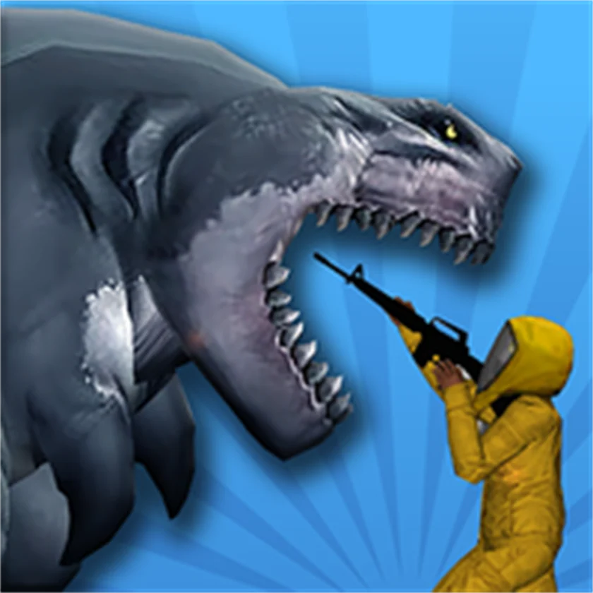 Sharkosaurus Rampage — free online game screenshot and gameplay preview