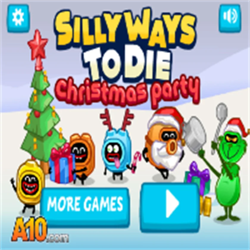 Silly Ways to Die Christmas Party — free online game screenshot and gameplay preview