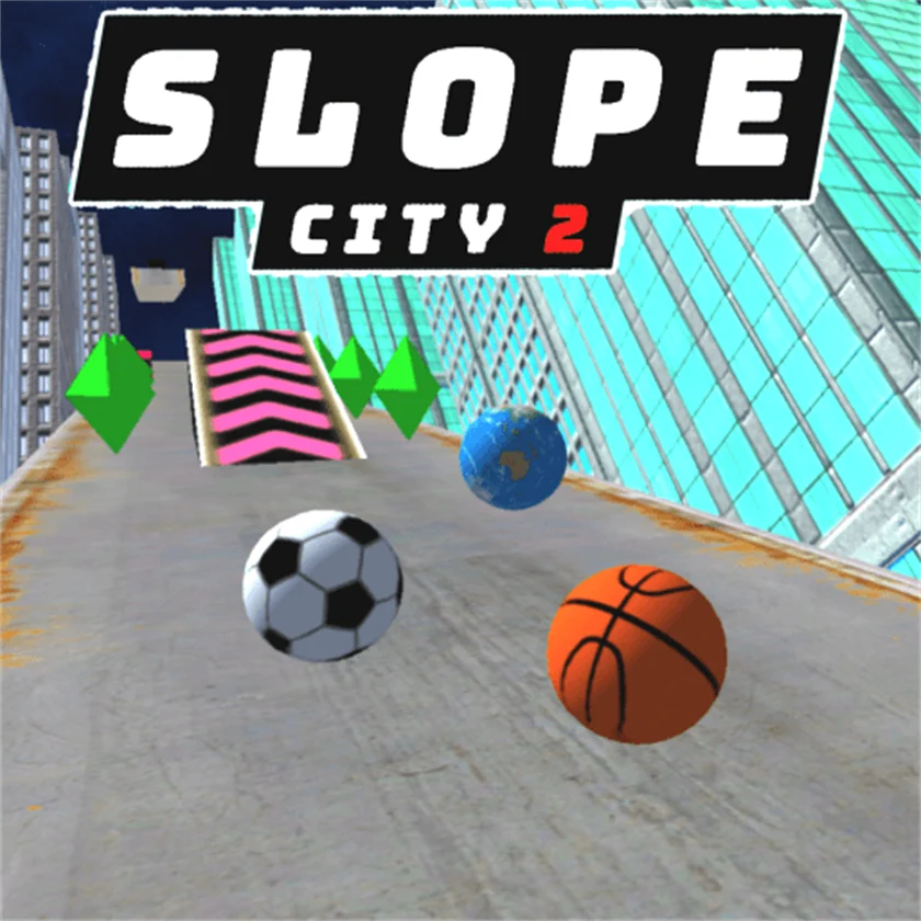 Slope City — free online game screenshot and gameplay preview
