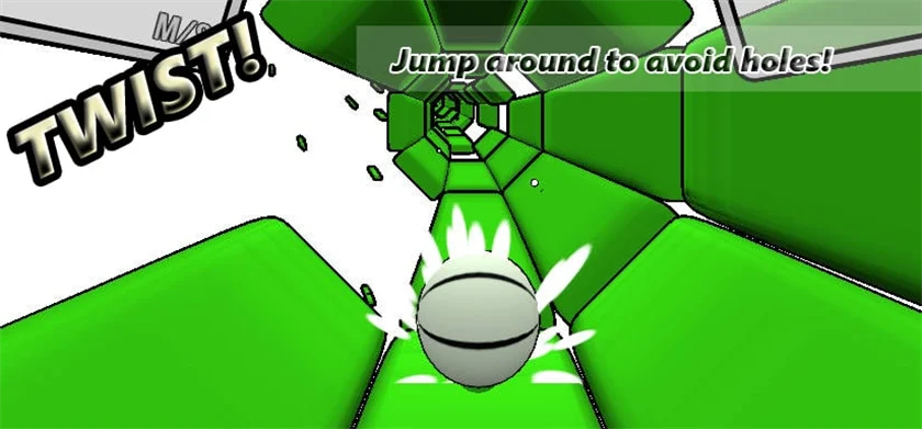 Slope Tunnel — free online game screenshot and gameplay preview