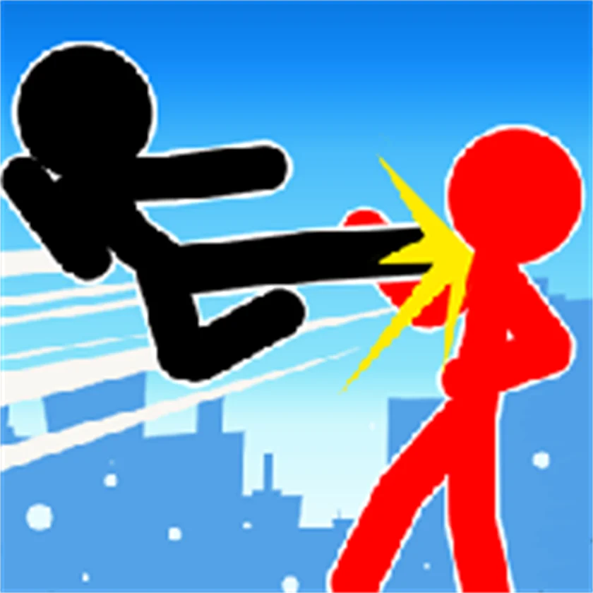 Stickman Fighter Mega Brawl — free online game screenshot and gameplay preview