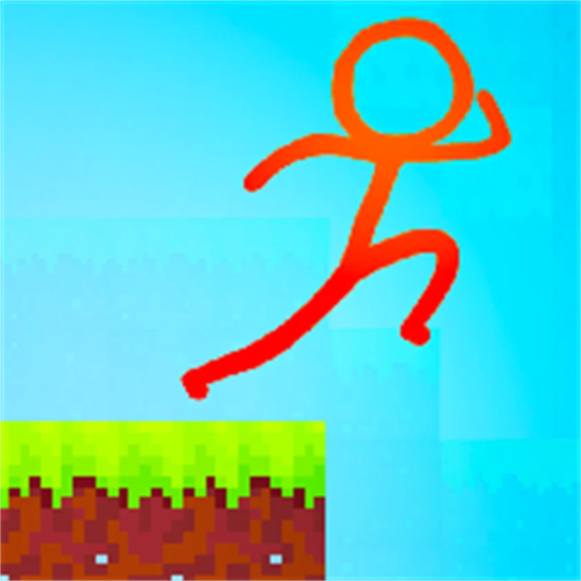 Stickman Parkour 2 Lucky Block — free online game screenshot and gameplay preview