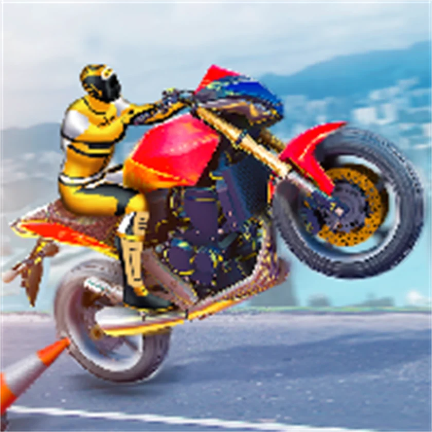 Stunt Biker 3D — free online game screenshot and gameplay preview