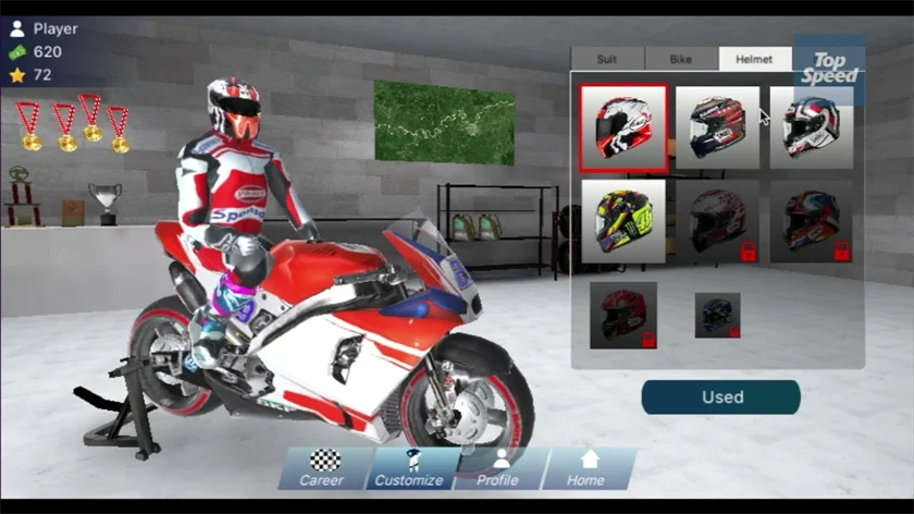 Super Bike The Champion — free online game screenshot and gameplay preview