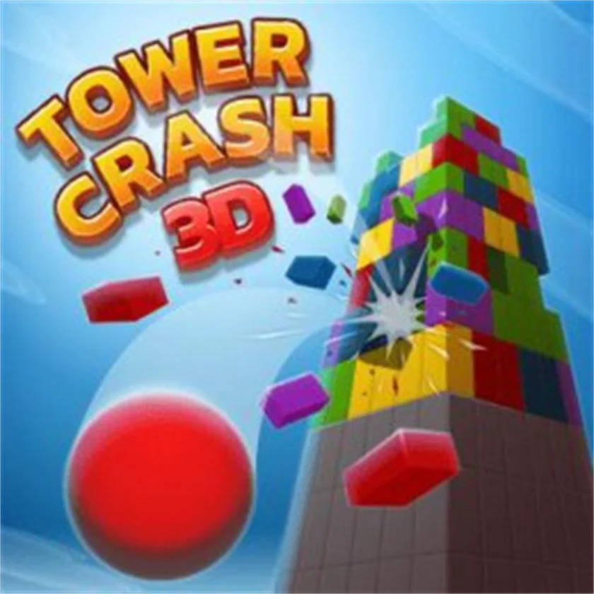 Tower Crash 3D — free online game screenshot and gameplay preview