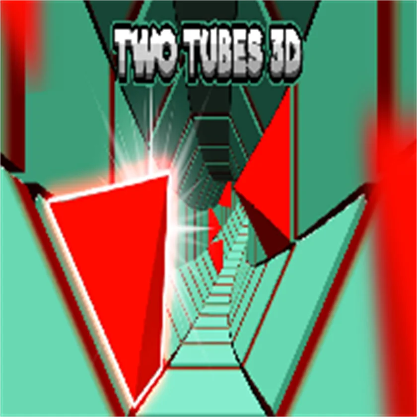Two Tubes 3D — free online game screenshot and gameplay preview