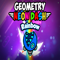 Geometry Neon Dash RainBow
